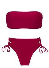 Cargar imagen en el visor de la galería, Product Front: Rio De Sol Ensemble Set Uv-Desejo Bandeau-Reto Madrid