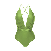Cargar imagen en el visor de la galería, Product Front: Rio De Sol Une Pièce Shimmer-Botanica New Vegas