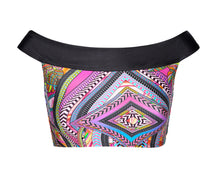 Cargar imagen en el visor de la galería, Product Front: Rio De Sol Haut Soutien Samarcanda Offshoulder