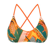 Cargar imagen en el visor de la galería, Product Front: Rio De Sol Haut Top El-Arco Bralette-Orange