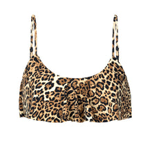 Cargar imagen en el visor de la galería, Product Front: Rio De Sol Haut Top Leopardo Babado