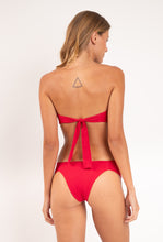 Cargar imagen en el visor de la galería, Model Back: Rio De Sol Haut Top Malibu-Malagueta Mavi