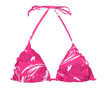 Cargar imagen en el visor de la galería, Product Front: Rio De Sol Haut Top Pink-Palms Frufru