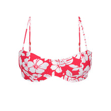 Cargar imagen en el visor de la galería, Product Front: Rio De Sol Haut Top Pua-Hibiscus Coral