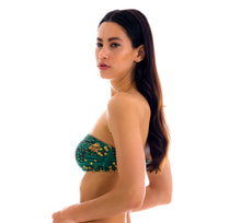 Cargar imagen en el visor de la galería, Image 08: Rio De Sol Haut Top Roar-Green Bandeau-Reto