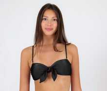 Cargar imagen en el visor de la galería, Gallery: Rio De Sol Haut Top Shimmer-Black Bandeau-No