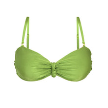 Cargar imagen en el visor de la galería, Product Front: Rio De Sol Haut Top Shimmer-Botanica Bandeau-Crispy