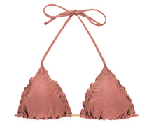 Cargar imagen en el visor de la galería, Product Front: Rio De Sol Haut Top Shimmer-Copper Frufru