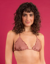 Cargar imagen en el visor de la galería, Image 08: Rio De Sol Haut Top Shimmer-Copper Frufru