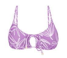 Cargar imagen en el visor de la galería, Product Front: Rio De Sol Haut Top Trail-Purple Tank-Tie