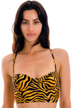 Cargar imagen en el visor de la galería, Gallery: Rio De Sol Haut Top Wild-Orange Balconet-Anna