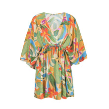 Cargar imagen en el visor de la galería, Product Front: Rio De Sol Robe De Plage Tropical Kaftan Bel