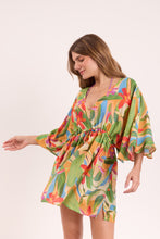 Cargar imagen en el visor de la galería, Image 08: Rio De Sol Robe De Plage Tropical Kaftan Bel