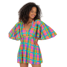 Cargar imagen en el visor de la galería, Gallery: Rio De Sol Mini Dress Tulip-Garden Mini Dress