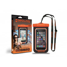 Cargar imagen en el visor de la galería, Image 02: Seawag Sac De Plage Seawag Black & Orange Waterproof Case 5.7