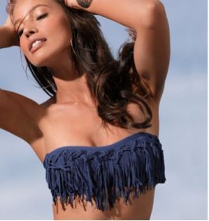 Fringed swimsuits are on trend!