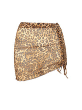 Cargar imagen en el visor de la galería, Product Front: Rio De Sol Jupe De Page Yaguara Mini Skirt Ruched
