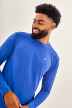 Cargar imagen en el visor de la galería, Image 04: Uv Line T-Shirt Longsleeve Uvpro Brasil Masc Cobalto Upf50+
