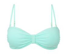 Cargar imagen en el visor de la galería, Product Front: Rio De Sol Haut Top Malibu-Menta Bandeau-Duo
