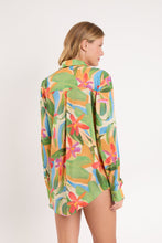 Cargar imagen en el visor de la galería, Model Back: Rio De Sol Chemise Tropical Shirt Greta
