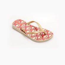 Cargar imagen en el visor de la galería, Product Back: Rio De Sol Tongs Floral-Scales Slim
