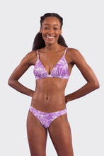 Cargar imagen en el visor de la galería, Model Front: Rio De Sol Haut Top Trail-Purple Tri-Fixo
