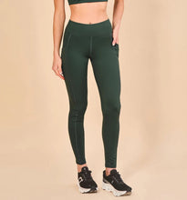 Cargar imagen en el visor de la galería, Gallery: Uv Line Fitness Bas Legging Fit Aspen Green Cactus Upf50+
