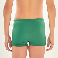 Cargar imagen en el visor de la galería, Model Back: Uv Line Maillot De Bain Garçon Trunks Kids F Inf Brazil Green Upf50+
