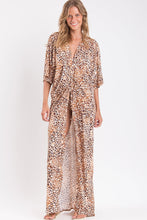 Cargar imagen en el visor de la galería, Gallery: Rio De Sol Vêtement De Plage Leopard Long Dress
