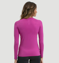 Cargar imagen en el visor de la galería, Model Back: Uv Line T-Shirt Longsleeve Uvpro Fem Pink Upf50+
