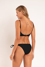 Cargar imagen en el visor de la galería, Model Back: Rio De Sol Bas Bottom Touch-Black Ibiza-Comfy
