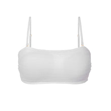 Cargar imagen en el visor de la galería, Product Front: Rio De Sol Haut Top Memphis-White Bandeau-Reto
