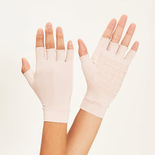 Cargar imagen en el visor de la galería, Image 02: Uv Line Gants Short Gloves Anti-Aging Uni Nude Upf50+
