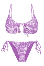 Cargar imagen en el visor de la galería, Product Front: Rio De Sol Ensemble Set Trail-Purple Tank-Tie Ibiza-Comfy
