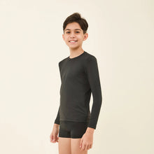 Cargar imagen en el visor de la galería, Image 02: Uv Line T-Shirt Longsleeve Uvpro Kids Black Upf50+

