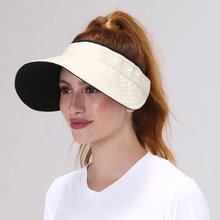 Cargar imagen en el visor de la galería, Image 02: Uv Line Visière Visor Bali Fem Sand Black Upf50+
