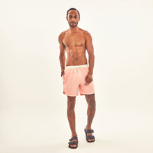Cargar imagen en el visor de la galería, Model Front: Uv Line Bermuda / Short Pour Homme Shorts Boxer Rose Upf50+
