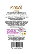 Cargar imagen en el visor de la galería, Product Back: Tevi Monoi Oils Monoi Traditionnel Vanille 120Ml
