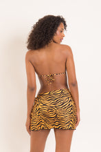 Cargar imagen en el visor de la galería, Model Back: Rio De Sol Jupe De Page Wild-Orange Skirt-Knot
