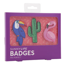Cargar imagen en el visor de la galería, Image 06: Sunnylife Games/Activities Badges Tropical
