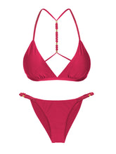 Cargar imagen en el visor de la galería, Product Front: Rio De Sol Ensemble Set Shimmer-Desejo Tri-Fixo-Noa Cheeky-Noa
