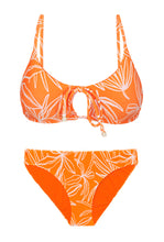 Cargar imagen en el visor de la galería, Product Front: Rio De Sol Ensemble Set Trail-Orange Tank-Tie Essential-Comfy
