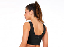 Cargar imagen en el visor de la galería, Model Back: Alto Giro Fitness Haut Top Bodytex Ii Com Laser Preto
