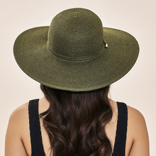 Cargar imagen en el visor de la galería, Model Back: Uv Line Chapeau Souple/Capeline Hat Jurere Imp Fem Green Militar Upf50+
