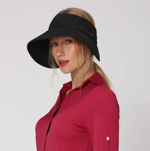 Cargar imagen en el visor de la galería, Model Front: Uv Line Visière Tokyo Fpu50+ Visor Black Uv
