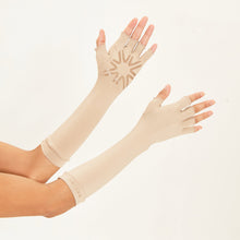 Cargar imagen en el visor de la galería, Image 05: Uv Line Gants Long Gloves Uni Chocolate Upf50+
