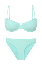 Cargar imagen en el visor de la galería, Product Front: Rio De Sol Ensemble Set Malibu-Menta Balconet Essential-Comfy
