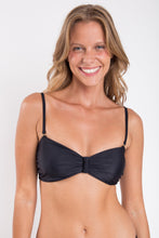 Cargar imagen en el visor de la galería, Gallery: Rio De Sol Haut Top Touch-Black Bandeau-Crispy
