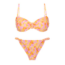 Cargar imagen en el visor de la galería, Product Front: Rio De Sol Ensemble Set Dreamy Bandeau-Crispy Cheeky-Crispy
