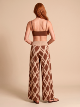 Cargar imagen en el visor de la galería, Model Back: Uv Line Pantalon De Plage Pants Diamond Rib Upf50+
